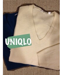 UNIQLO | カシミヤVネックニット(ニット/セーター)