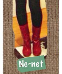 Ne-net | レザーブーツ(ブーツ)