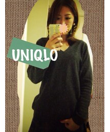 UNIQLO | カシミヤVネックニット(ニット/セーター)