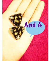 And A | アニマル柄ピアス(ピアス（両耳用）)