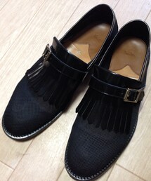 Paul Smith | 2014ss パリコレライン
フリンジ メッシュ スリッポン(その他シューズ)