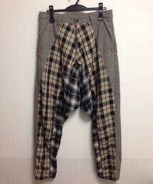 FRAPBOIS | チェック切替 サルエルパンツ(その他パンツ)