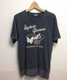 HYSTERIC GLAMOUR | ガールプリントのパイルTシャツ(Tシャツ/カットソー)