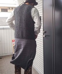 Engineered Garments | 2014aw ロングベスト
4通り使えるユニークなアイテムです(ベスト)