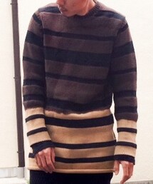 COMME des GARCONS HOMME PLUS | ボーダーロングニット
グラデーションが◎(ニット/セーター)