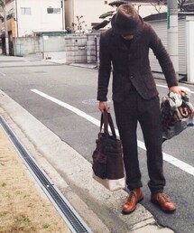 CABANE de ZUCCa | アンゴラウール混のウールセットアップ(セットアップ)