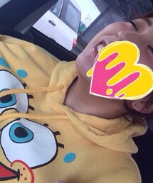 USED | スポンジボブのプルオーバーパーカー(パーカー)