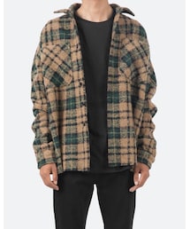 mnml | mnml LOOSE WOVEN FLANNEL SHIRT(シャツ/ブラウス)