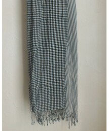 無印良品 | 無印ギンガムチェックストール(マフラー)