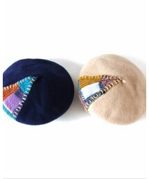 GRIN BUDDY | パッチベレー帽(ハンチング/ベレー帽)
