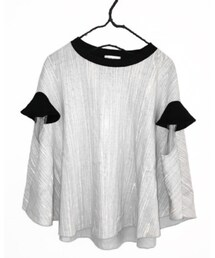 frankygrow | poncho tee (LL) 木目柄(Tシャツ/カットソー)