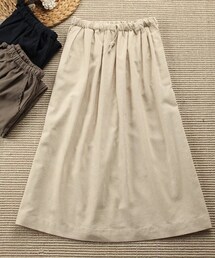 小希家 | 麻色半裙(スカート)