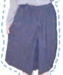 VINTAGE | 棉麻阔腿裤(チノパンツ)