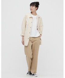 UNIQLO | ハイウエストストレートチノパンツ(チノパンツ)