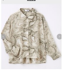 しまむら | マーブル柄ブラウス(近藤千尋)(シャツ/ブラウス)