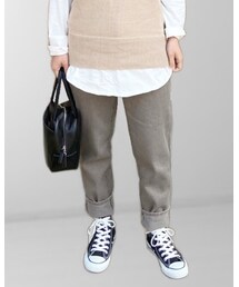 しまむら | デニムテーパード(ラテ)(デニムパンツ)