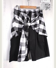 雜衣舖時尚服飾精品 | 假兩件綁腰短褲(その他パンツ)