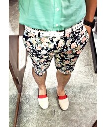 雜衣舖時尚服飾精品 | 花朵西裝短褲(その他パンツ)