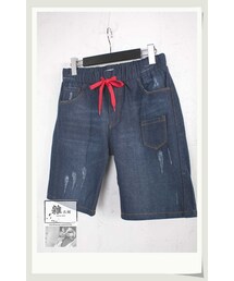 雜衣舖時尚服飾精品 | 綁帶單寧牛仔短褲(デニムパンツ)