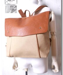 雜衣舖時尚服飾精品 | 帆布接皮後背包(バックパック/リュック)