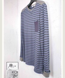 雜衣舖時尚服飾精品 | 橫條口袋T(Tシャツ/カットソー)