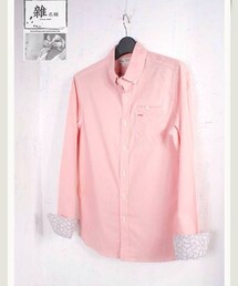 雜衣舖時尚服飾精品 | 粉色口袋拼接襯衫(シャツ/ブラウス)