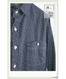 雜衣舖時尚服飾精品 | 小花毛料襯衫(シャツ/ブラウス)