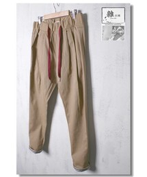 雜衣舖時尚服飾精品 | 綁帶反摺卡其褲(チノパンツ)