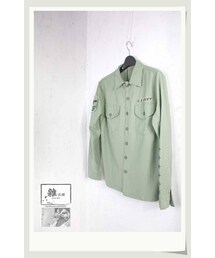 軍風夾克襯衫(ミリタリージャケット)