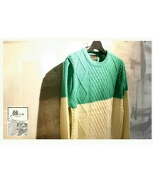 雜衣舖時尚服飾精品 | 針織麻花撞色毛衣(その他トップス)