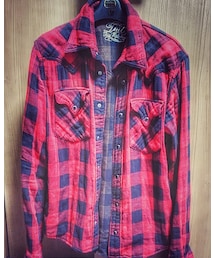 TMT | 【Snow Man  目黒蓮さん着用】PIECE DYED BUFFALO CHECK SHIRTS(シャツ/ブラウス)