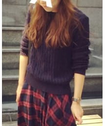 American Apparel | ケーブル編みニット(ニット/セーター)