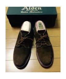 ALDEN | スウェードプレーントゥ(ドレスシューズ)