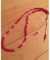 自作 | シルバービーズって高いね…(ネックレス)