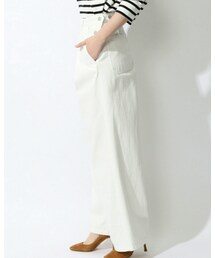 MACPHEE | コットンデニムタックワイドパンツ(デニムパンツ)