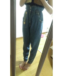ハイウエストデニム(デニムパンツ)