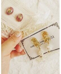 ハンドメイドアクセサリー | ピアス（両耳用）