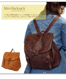 sanjuan | シワ合皮リュック(バックパック/リュック)