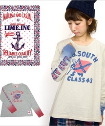 LIME.INC | プリントロンＴシャツ(Tシャツ/カットソー)