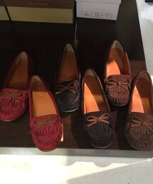 sanjuan | スエードモカシンシューズ(モカシン/デッキシューズ)