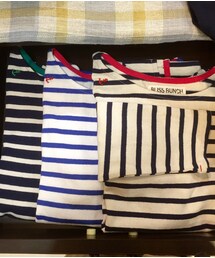 sanjuan | ボーダーボートネックロンＴシャツ(Tシャツ/カットソー)