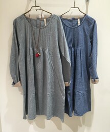 sanjuan | 綿ワッシャー無地クルーワンピース(ワンピース)