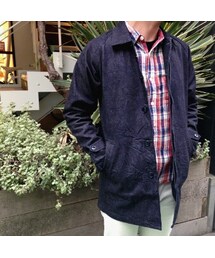Ahe'hee | Denim Soutien Collar Coat-SCS(ステンカラーコート)