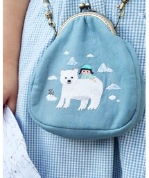 笑咪咪刺繡女孩 | バッグ