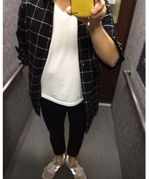 ロングシャツコーデ🎶 | シャツ/ブラウス