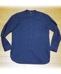 UNIQLO | フランネルスタンドカラーシャツ(シャツ/ブラウス)