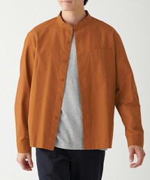 無印良品 | 新疆綿オックススタンドカラーシャツ(シャツ/ブラウス)