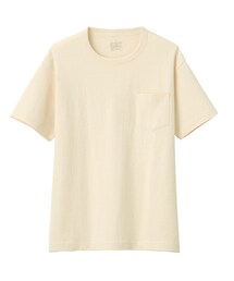 無印良品 | 大番手 天竺編み ポケット付Tシャツ(Tシャツ/カットソー)