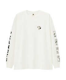 GU | コットンビッグT(長袖)Peanuts1(Tシャツ/カットソー)