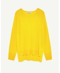 ZARA | サイドスリットセーター/사이드 슬릿 스웨터(針織衫)
